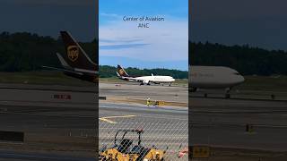 UPS Boeing 767 Landing  Anchorage Airport Plane Spotting [upl. by Godber]