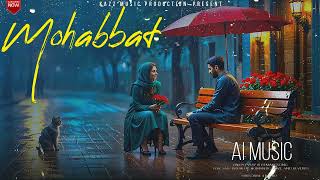 Mohabbat slow AI Remake Music  Indian Slow Song  hindi  No Copyright Song sad lofi trending [upl. by Nihahs]