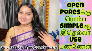 Simple amp Effective Skincare for open pores❤️genuine product reviews💯MUST WATCH THIS⚠️ [upl. by Aerdnna]