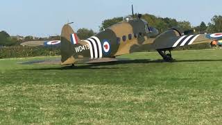 Avro Anson at the Victory show Cosby 2023 Liberator74 [upl. by Yleme991]