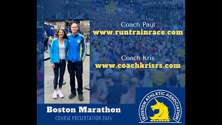 Boston Marathon Course Strategy and Logistics 2024 [upl. by Hairabez]