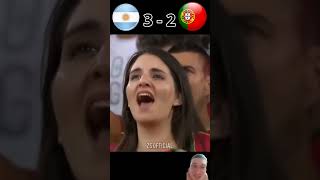 Argentina vs bồ Đào Nha football fifaworldcup2022final worldcup [upl. by Anauqal]