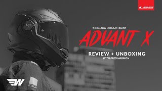 LS2 Advant X Review  Unboxing with Fred Harmon  WingStuff [upl. by Egroej]