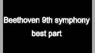 Beethoven 9th symphony best part [upl. by Tat]