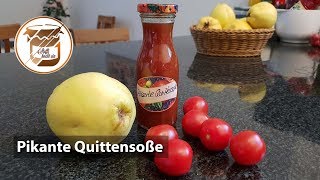 QuittenGrillsoße pikant und herzhaft Tolles einfaches Rezept 😎 [upl. by Ruelle]