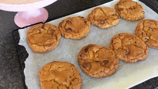 Galletas con Chips de chocolate RECETA PASO A PASO [upl. by Sinegra]