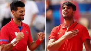 quotNovak Djokovic vs Carlos Alcaraz Epic Gold Medal Showdown Preview  Paris 2024 Olympicsquot [upl. by Alejo773]