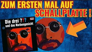 DIE DREI  UND DAS NARBENGESICHT ERSTMALS AUF VINYL  europahörspiele unboxing vinyl [upl. by Atiuqrahs]