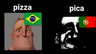 Meme sr Incrível ficando perturbado  brasil VS portugal [upl. by Tamra493]