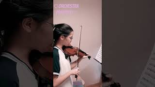 SaintSaëns  Bacchanale from Samson amp Delilah Practicing violin for school orchestra11 [upl. by Nylaehs]