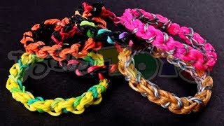 Rainbow Loom Over and Under EASY Bracelet [upl. by Diannne]