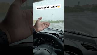 बारिश में ध्यान से चलाए CAR 😨  car aquaplaning  car hydroplaning  wagonoctane ytshorts shorts [upl. by Iiette150]