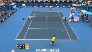 Almagro vs Wawrinka AO 2012 HD Highlights [upl. by Lubow]