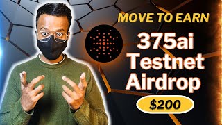 375ai Testnet Airdrop  Depin Airdrop Guide  MOVE TO EARN  FREE TO JOIN  WEB3 BROTHERS [upl. by Annoyt]