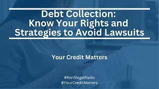 Debt Collection Know Your Rights and Strategies to Avoid Lawsuits [upl. by Ludovico]