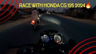 Honda cg 125 2024 vs ybr 125 2015 modle random race drag race honda cg 125 2024 [upl. by Lindahl332]