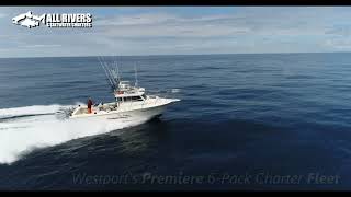 Westport Washingtons Premiere 6Pack Fishing Charter Fleet 4K Drone compilation 2024 [upl. by Burnight]