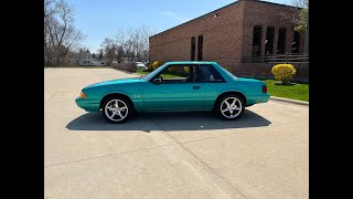 1992 Ford Mustang LX coupe  notchback for sale [upl. by Clementine306]