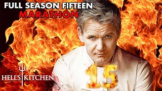 Fifteen Shades of Ramsay  Hells Kitchen Full Season 15 Marathon [upl. by Ycnahc]