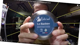 Shaving with a new COLD SAPONIFIED Shaving Soap from France  Saponified Shea Butter Base [upl. by Home]