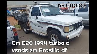 Gm D20 1994 turbo carroceria de madeira a venda em Taguatinga df [upl. by Airdnahc]