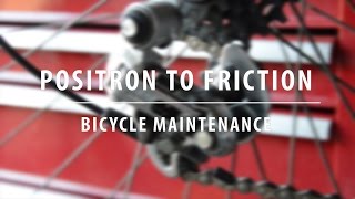 Replacing Shimano Positron With Friction Shifting  Bicycle Maintenance [upl. by Htaras]