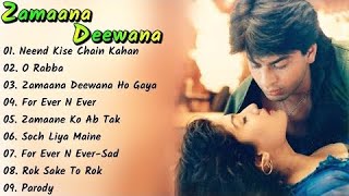 Zamaana Deewana Movie All SongsShahrukh KhanRaveena TandonMUSICAL WORLD [upl. by Ynahteb]