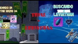 En busca del leviathan  Razas v4 en Blox Fruits server publico [upl. by Emilie]