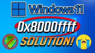 How to Fix Windows Update Error 0x8000ffff in Windows 11 Tutorial [upl. by Essam121]