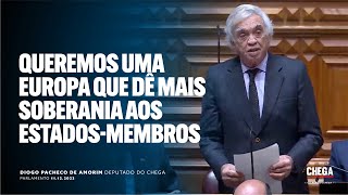 Queremos uma Europa que dê mais soberania aos EstadosMembros [upl. by Aynotel878]