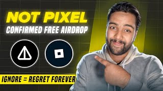 Not Pixel by NotCoin Airdrop  How to Play Not Pixel Telegram Airdrop  How Much Profit in Not Pixel [upl. by Ateekahs]