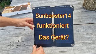 Sunnybag Sunbooster14 funktioniert das Gerät [upl. by Arihs]