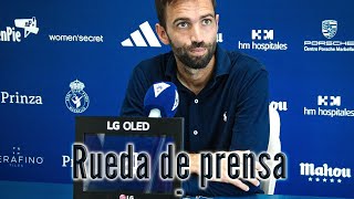 Rueda Prensa previa play off Ascenso Vuelta Final UD Logroñes vs Marbella FCFran Beltrán [upl. by Derfnam137]