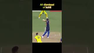 Virat kohli dismissal cricket cricketlover cricketnews viratkohli [upl. by Aihsa]