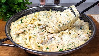 Ich habe noch keine so leckere Pasta gegessen Berühmtes AlfredoFettuccineRezept mit Hühnerbrust [upl. by Caesaria306]