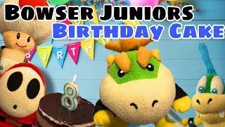 Bowser Juniors Birthday Cake  RoboMarioBros [upl. by Angelia838]