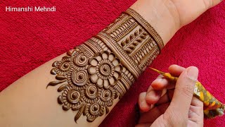 Eid special mehndi designs front hand  mehandi ka design mehandi design  mehndi ke design  mehndi [upl. by Berny]