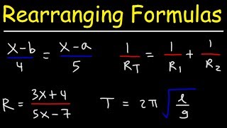 How To Change The Subject of a Formula  GCSE Maths [upl. by Jacklin]