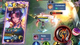 NERFED RUBY VS BUFFED GUINEVERE WHO WINS😱 BEST RUBY BUILD AND ROTATION 2024 [upl. by Thorlay]