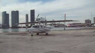 Dornier Seastar starting up in Miami [upl. by Wengert]