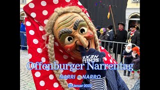 Offenburger Narrentag  Fastnachtsumzug 28012023 [upl. by Ahsitahs]