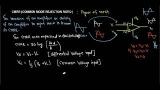 CMRR COMMON MODE REJECTION RATIO [upl. by Kiri]