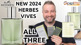 Hermes H24 NEW Herbes Vives vs EDP 2022 vs 2021 H24 EDT  First Impressions Review [upl. by Aissyla]