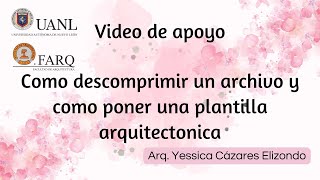 Video de apoyo como poner la plantilla arquitectónica y las familias en Revit [upl. by Yeliab]