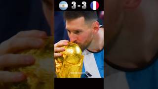 Argentina vs France 2022 FIFA World Cup Highlights shorts football messi [upl. by Yesac243]