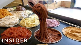 Stretchy Ice Cream Is Made With A 500YearOld Technique [upl. by Nivrag]