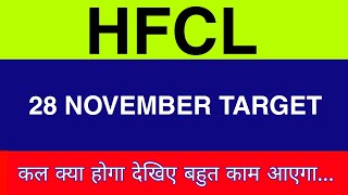 28 November Hfcl Share  Hfcl Share latest news  Hfcl Share price today news [upl. by Nnaeirual]