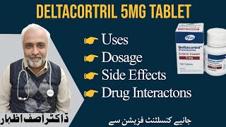 Deltacortril 5mg Uses In Urdu  deltacortril tablets side effects in urdu  Prednisolone 5mg In Urdu [upl. by Ahsinet]