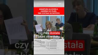 Awantura na komisji Kamiński do Filiks Pani dostała słowotoku [upl. by Ad358]