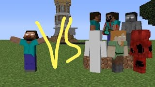 Herobrine That Thing vs All creepypastas mod in minecraft [upl. by Eelrehpotsirhc]